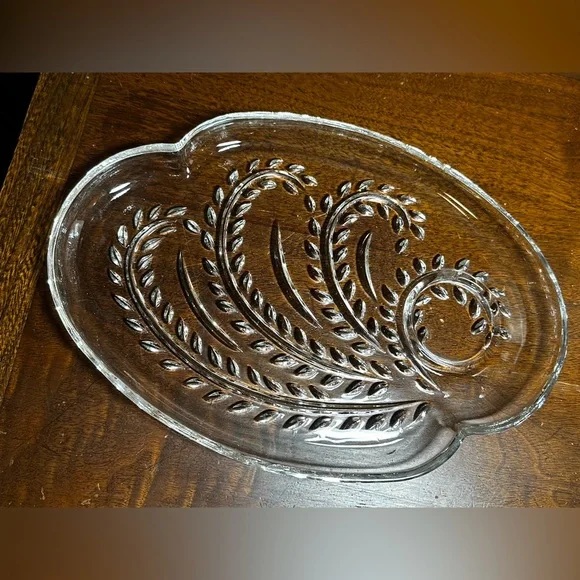 Vintage Federal Glass Hospitality Snack Lunch Set - Picture 3 of 5